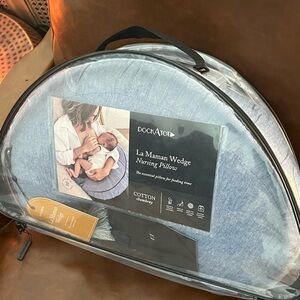 Dock-A-Tot la maman nursing pillow! Never been opened New with tags! Chambray!